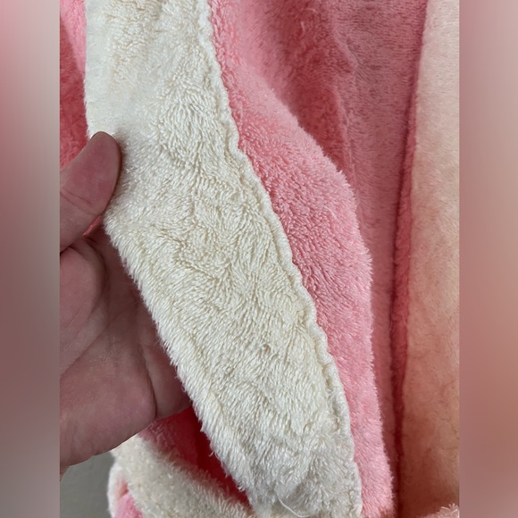 Vintage Bloomsfield Pink Plush Terry Cloth Robe Women’s Med/ Large - Picture 6 of 12